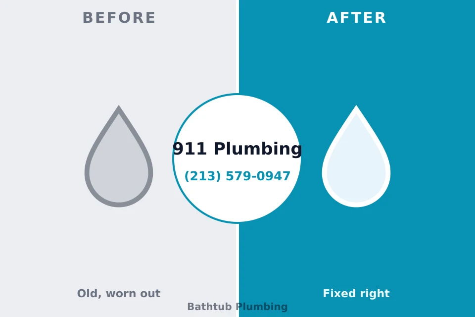 Before and after: plumbing company Palmetto, FL